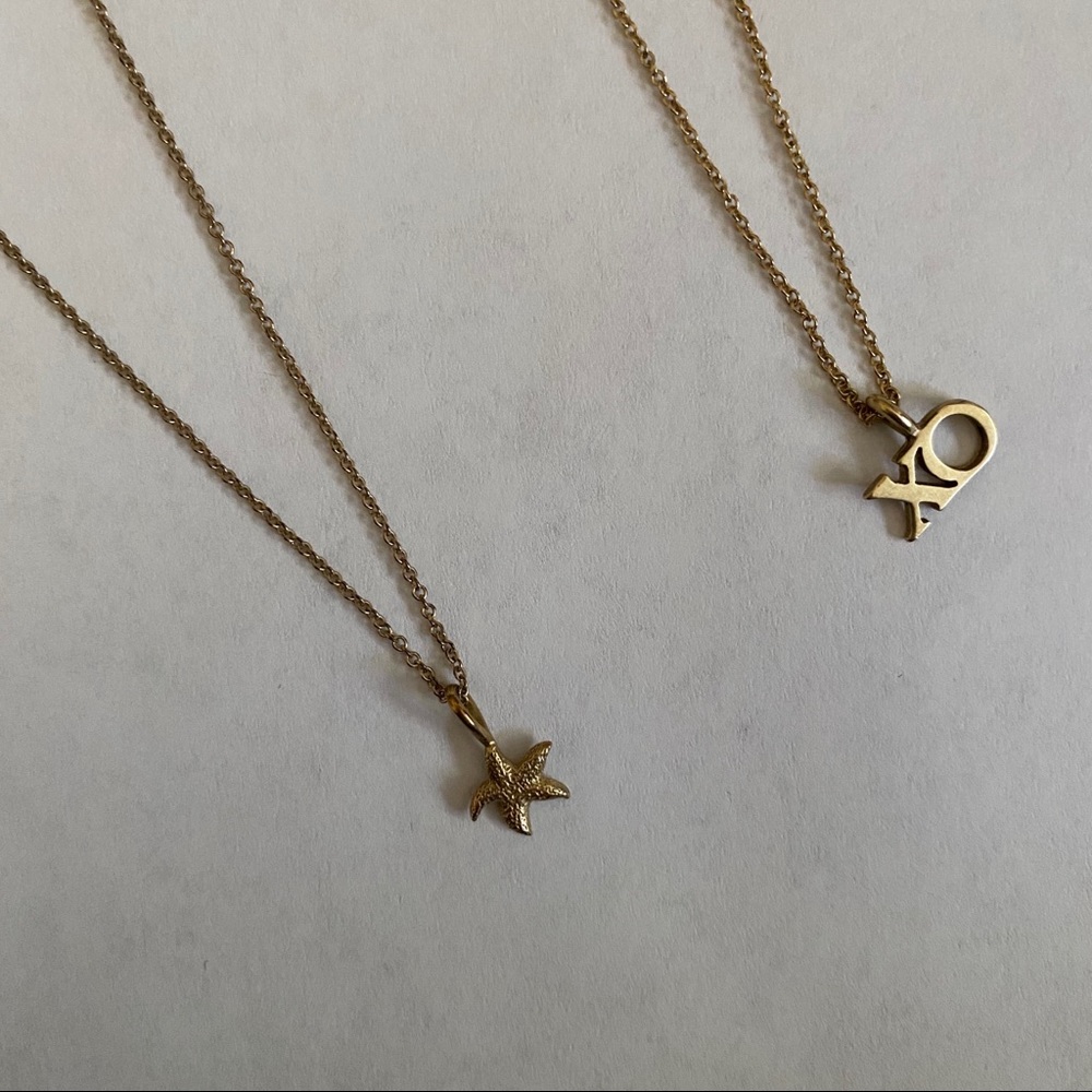 Dogeared Gold Necklace Bundle